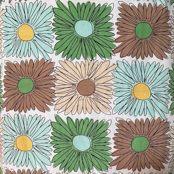 Boden A-Line Daisy Print Floral Cotton Skirt Size US 4L/UK 8L - Picture 4 of 9